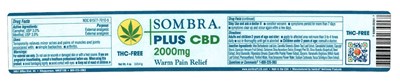 Label (Sombra Wt Plus 2000mg 4oz)
